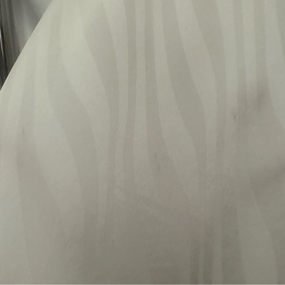 Frame Crepe De Chine Jacquard Blouse Size Small In Cream High Neck Long Sleeve - Picture 5 of 11